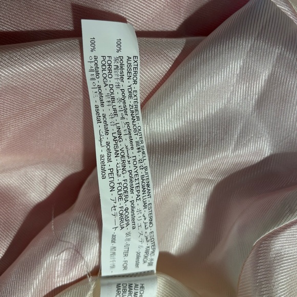 ZARA Sz XL Vibrant Pink Blazer Padded Shoulder Lined Black Buttons NEW W/ TAGS - Picture 11 of 11